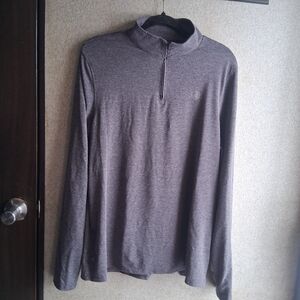 Mens Performace Long Sleeve Quarter Zip Base Layer Body Glove Large